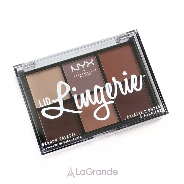 NYX Professional Makeup Lid Lingerie Shadow Palette ������� �����