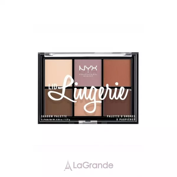 NYX Professional Makeup Lid Lingerie Shadow Palette ������� �����
