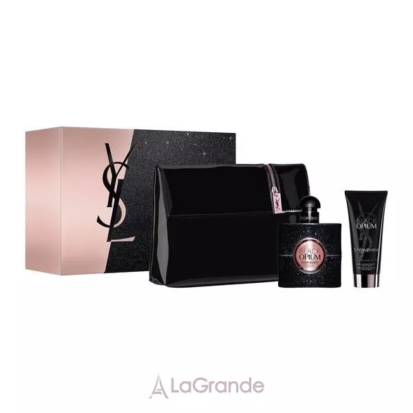 Yves Saint Laurent Black Opium ����� (��������������� ���� 50 �� + ������ ��� ���� 50 �� + ����������)