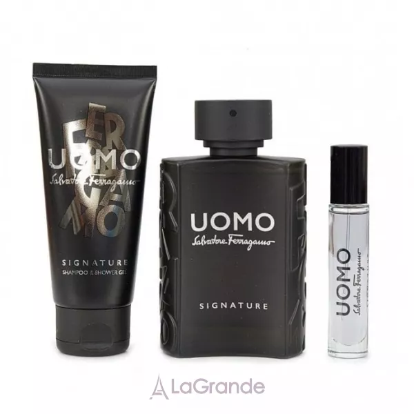 Salvatore Ferragamo Uomo Signature ����� (��������������� ���� 100 �� + ��������������� ���� 10 �� + ���� ��� ���� 100 ��)