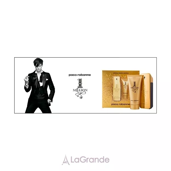 Paco Rabanne 1 Million ����� (��������� ���� 100 �� +��������� 10 �� + ���� ��� ���� 75 ��)