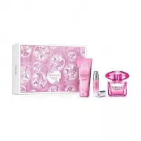 Versace Bright Crystal Absolu ����� (��������������� ���� 90 �� + ������ ��� ���� 100 �� + ��������������� ���� 10 ��)