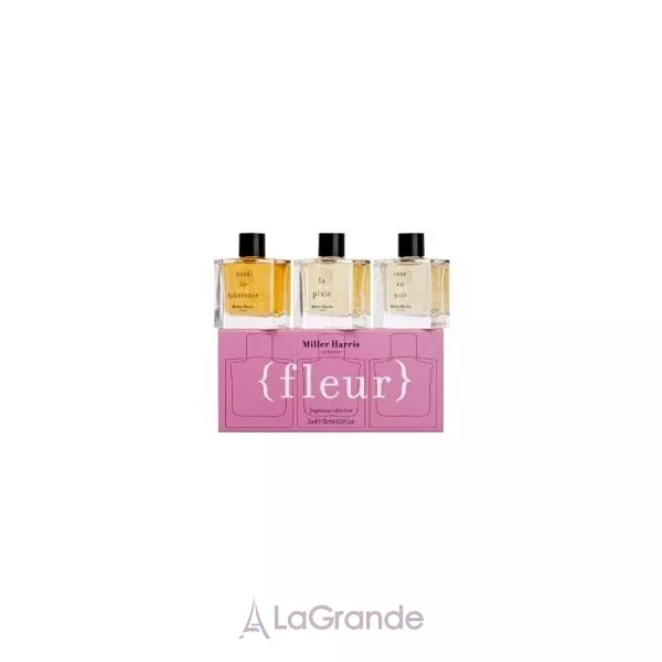 Miller Harris Le Collection Voyage Fleurs ���� ������� (����������� ���� Rose En Noir 14 �� + ����������� ���� Noix de Tubereuse 14 �� + ����������� ���� Fleur Oriental 14 ��)