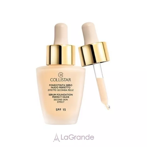 Collistar Serum Foundation Perfect Nude Second Skin Effect SPF 15 ��������� ����-���������