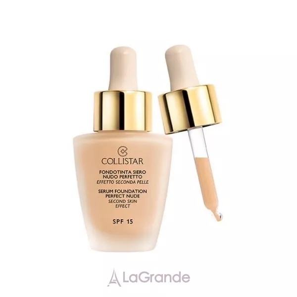 Collistar Serum Foundation Perfect Nude Second Skin Effect SPF 15 ��������� ����-���������