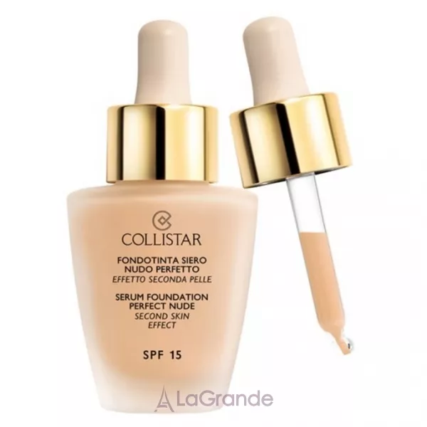 Collistar Serum Foundation Perfect Nude Second Skin Effect SPF 15 ��������� ����-���������