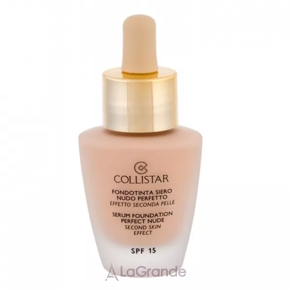 Collistar Serum Foundation Perfect Nude Second Skin Effect SPF 15 ��������� ����-���������