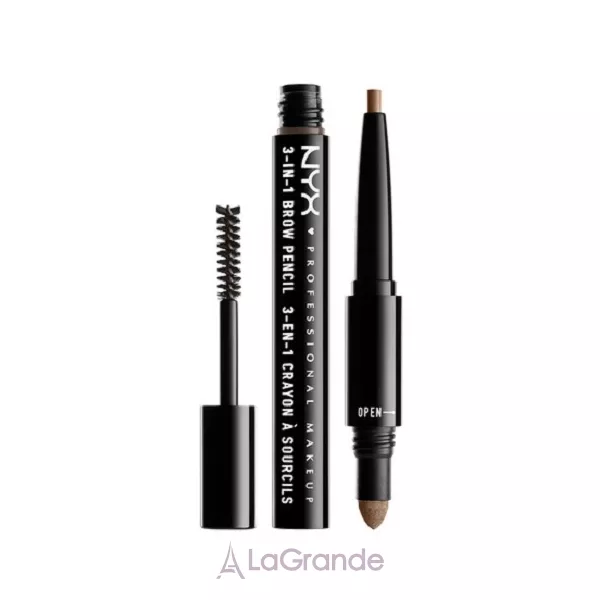 NYX Professional Makeup Brow Pencil 3-In-1 �������� ��� ������ 3 � 1