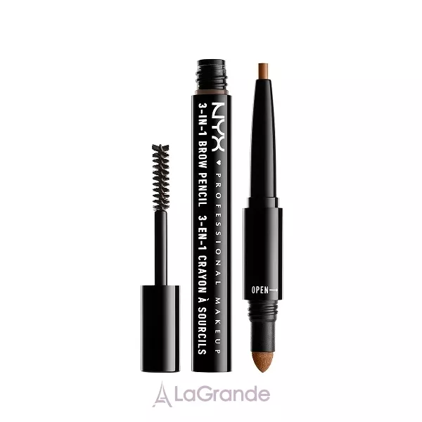 NYX Professional Makeup Brow Pencil 3-In-1 �������� ��� ������ 3 � 1