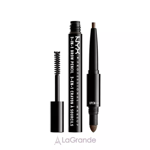 NYX Professional Makeup Brow Pencil 3-In-1 �������� ��� ������ 3 � 1