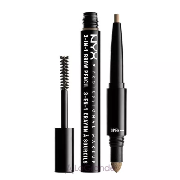 NYX Professional Makeup Brow Pencil 3-In-1 �������� ��� ������ 3 � 1