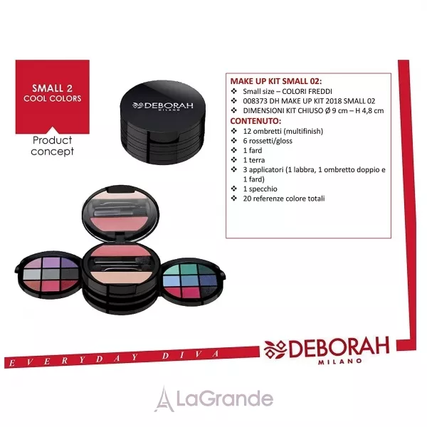 Deborah Make Up Kit Color Parade Small ����� ��� �������