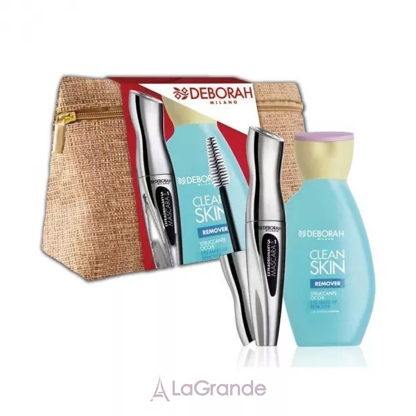 Deborah Promo Pochette 2017 ����� (���� Black+Long + �������� ��� ������ ������� � ���� Clean Skin Remover + ����������)