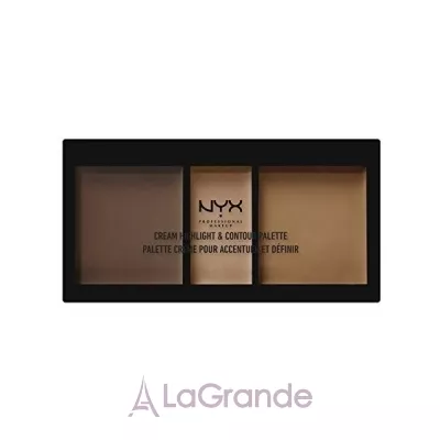 NYX Professional Makeup Cream Highlight And Contour Palette    