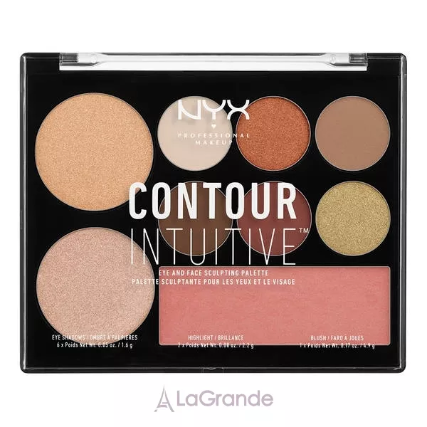 NYX Professional Makeup Contour Intuitive Palette ������� ��� ������� ����
