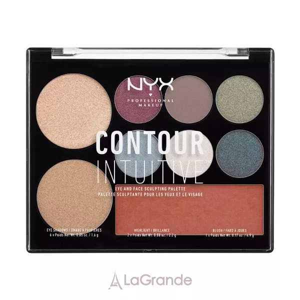 NYX Professional Makeup Contour Intuitive Palette ������� ��� ������� ����