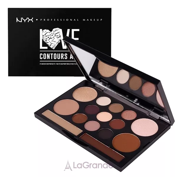 NYX Professional Makeup Love Contours All Palette ������� ��� ������������