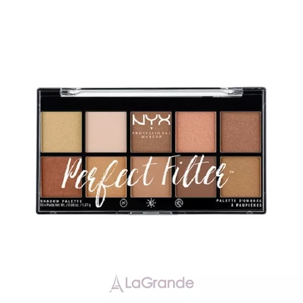 NYX Professional Makeup Perfect Filter Shadow Palette ������� ����� ��� ���