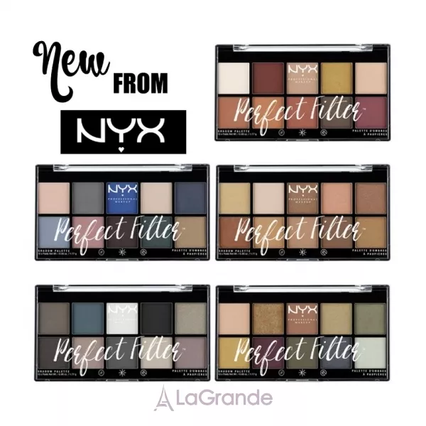 NYX Professional Makeup Perfect Filter Shadow Palette ������� ����� ��� ���