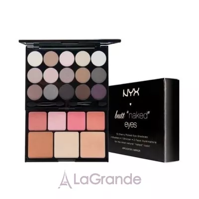 NYX Professional Makeup Butt Naked Eyes Makeup Palette  