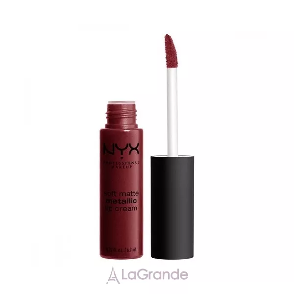 NYX Professional Makeup Soft Matte Metallic Lip Cream ������ ��� ��� ������ ���� ������� � ��������� �������