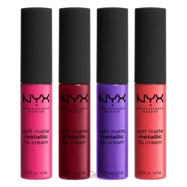 NYX Professional Makeup Soft Matte Metallic Lip Cream ������ ��� ��� ������ ���� ������� � ��������� �������