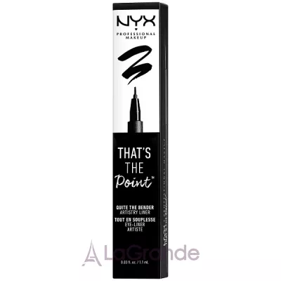 NYX Professional Makeup That's The Point Eyeliner Quite The Bender   