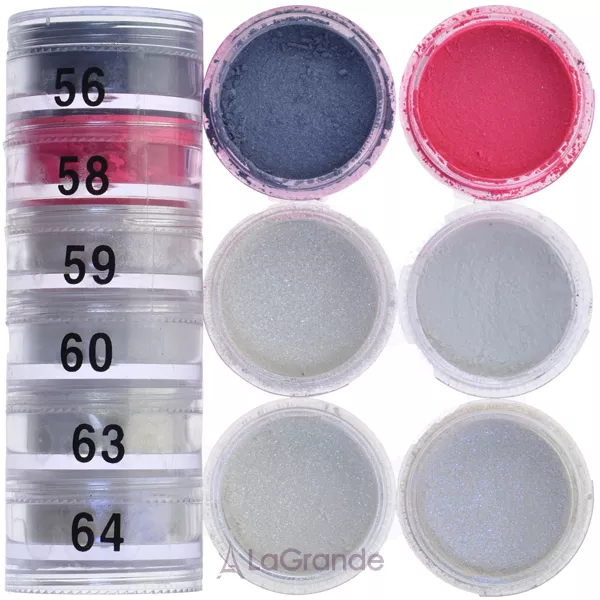 Cinecitta Pyramid 6 Colors Powder Eye Shadows ������-������ ������������ ����