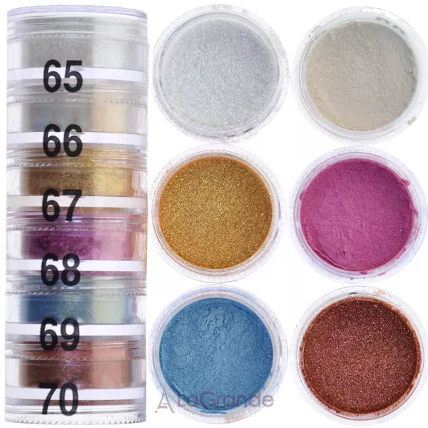 Cinecitta Pyramid 6 Colors Powder Eye Shadows ������-������ ������������ ����