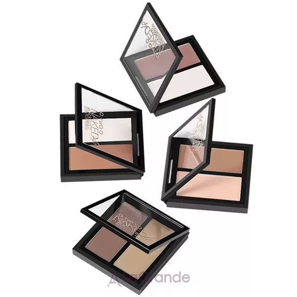O.TWO.O Double Color Contour Palette Perfect Naked Shading Powder ����� ��� �������������� ����