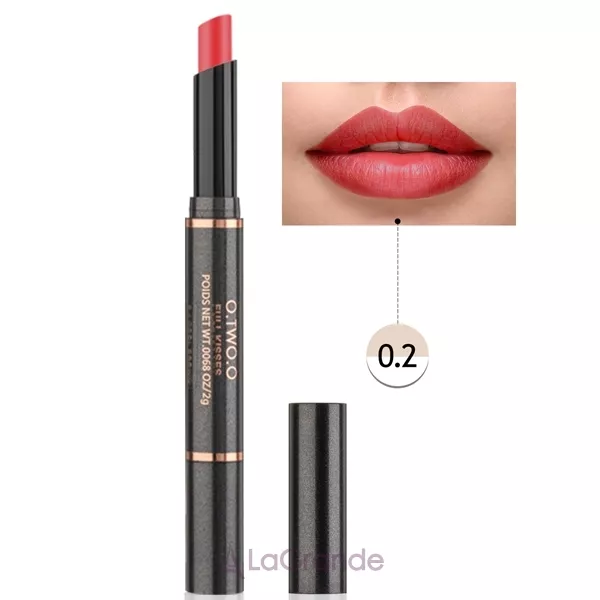O.TWO.O Double Head Matte Lipstick Pen & Lip Brush ������ ��� ���