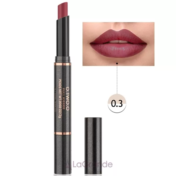 O.TWO.O Double Head Matte Lipstick Pen & Lip Brush ������ ��� ���