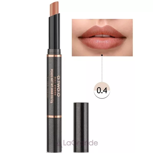 O.TWO.O Double Head Matte Lipstick Pen & Lip Brush ������ ��� ���