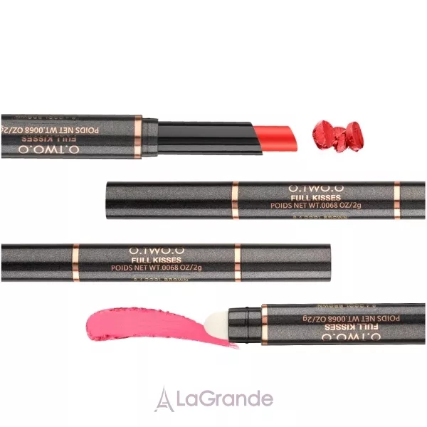 O.TWO.O Double Head Matte Lipstick Pen & Lip Brush ������ ��� ���