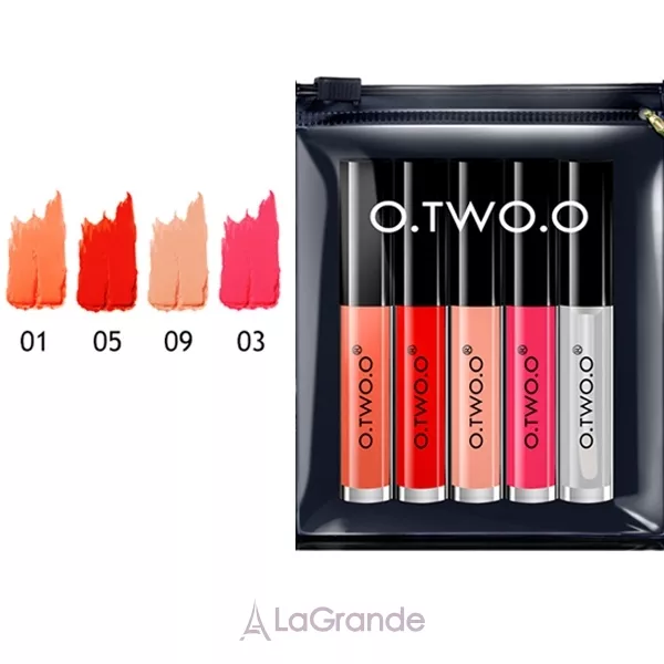 O.TWO.O Matte Liquid Lipstick & Lip Oil Set ����� ������� ��� ���