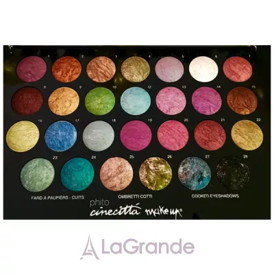 Cinecitta Phito Make Up Palette Cooked Eyeshadows    , 27 