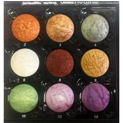 Cinecitta Phito Make Up Palette 9 Cooked Eye Shadow   