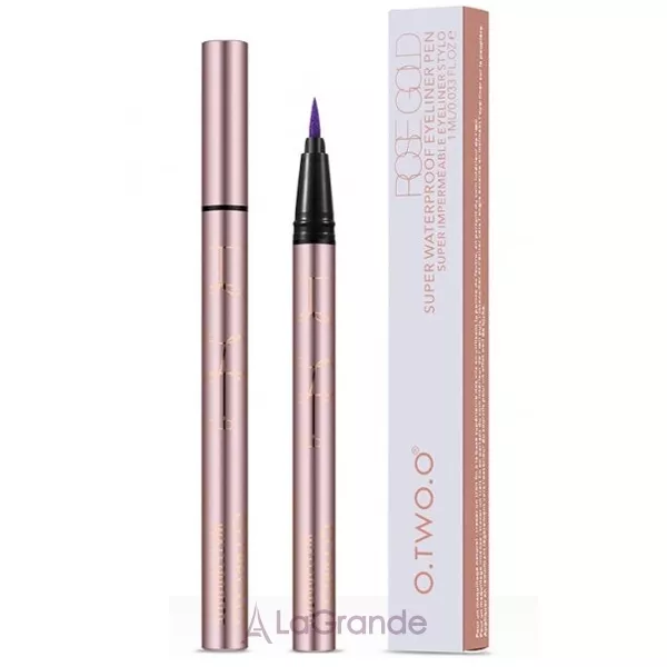 O.TWO.O Rose Gold Super Waterproof Eyeliner Pen ����������� ��������-��������� ��� ���