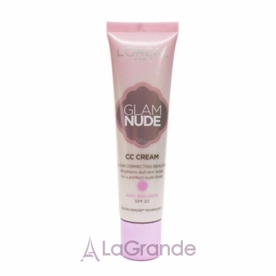 L'Oreal Paris Glam Nude CC Cream Anti Dullness  CC-    