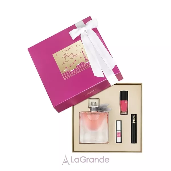 Lancome La Vie Est Belle ���� (����������� ���� 50 �� + ��� ��� �� Hypnose Mascara (01) 2 �� + ����� ��� ��� Lip Lover (316) 3 �� + ��� ��� ����� Vernis In Love (362�) 6 ��)