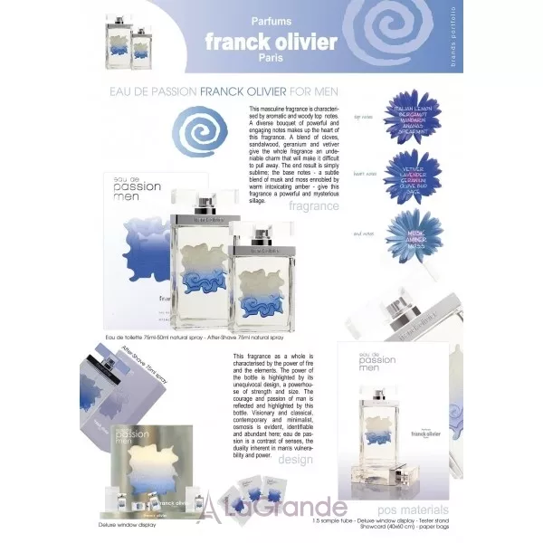 Franck Olivier Eau de Passion Men ����� (��������� ���� 75 �� + ������ ����� ������ 75 ��)