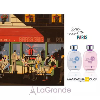 Mandarina Duck Let's Travel To Paris For Men   ()