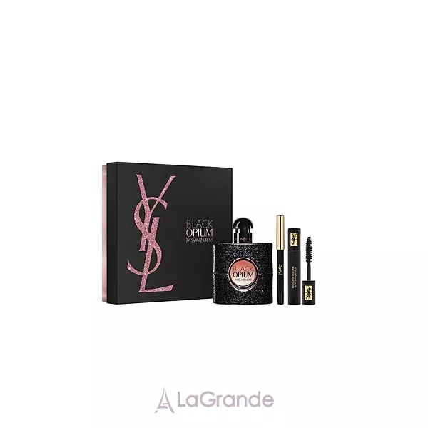 Yves Saint Laurent Black Opium ����� (��������������� ���� 50 �� + ���� ��� ������ 2 �� + �������� ��� ����)