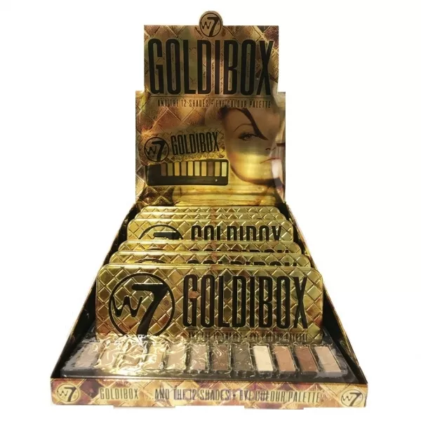 W7 Goldibox Eye Colour Palette ������� �� 12 ����� ��� ���