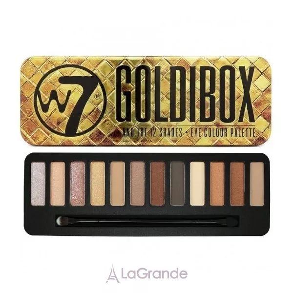 W7 Goldibox Eye Colour Palette ������� �� 12 ����� ��� ���