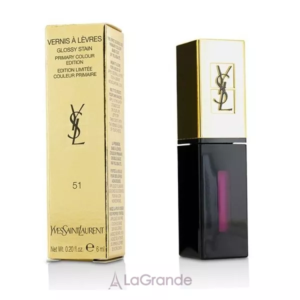 Yves Saint Laurent Vernis A Levres Glossy Stain Primary Colour Edition ������� ������� ��� ���