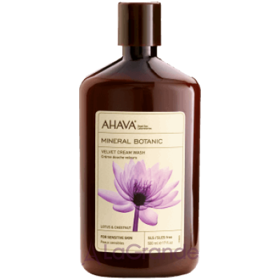 Ahava Mineral Botanic Cream Wash Lotus    