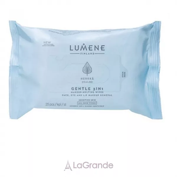 Lumene Herkka Gentle 3 in 1 Makeup Melting Wipes �������� ��� ���������� ������ ������ 3 � 1