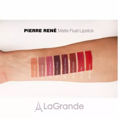 Pierre Rene Matte Fluid Lipstick  