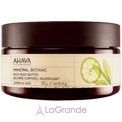Ahava Mineral Botanic Body Butter Lemon Sage -   